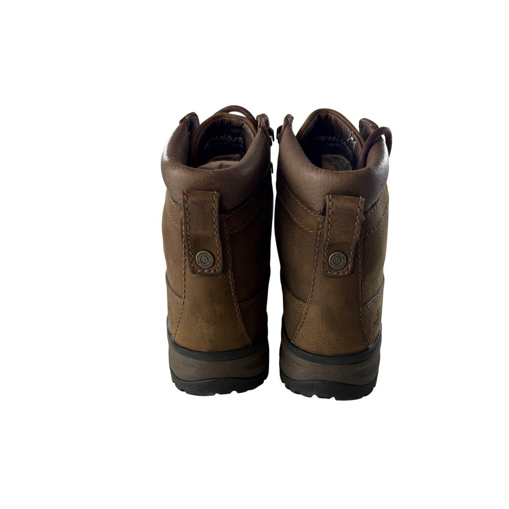 The North Face Ketchum Brown Leather Insulated Waterproof Boots Mens 12 NEW - Picture 5 of 12